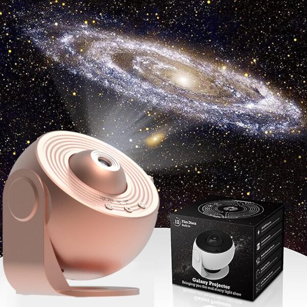 Star Projector Elec3 Ultra Clear Galaxy Night Light with 4K Replaceable 12 Galaxy